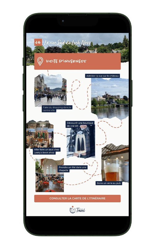 extrait carnet de voyage visite inverness